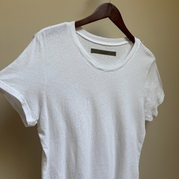 Enza Costa Supima Cotton Essential Short Sleeve Tee - Picture 6 of 12